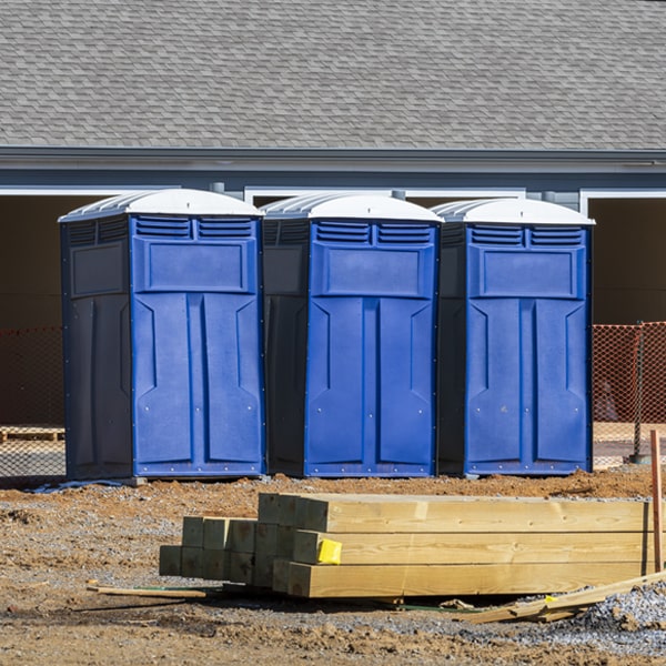 how do you dispose of waste after the porta potties have been emptied in Riley